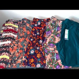 5 TC Lularoe leggings bundle